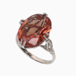 серебряное кольцо с полудрагоценными камнями 57208435
